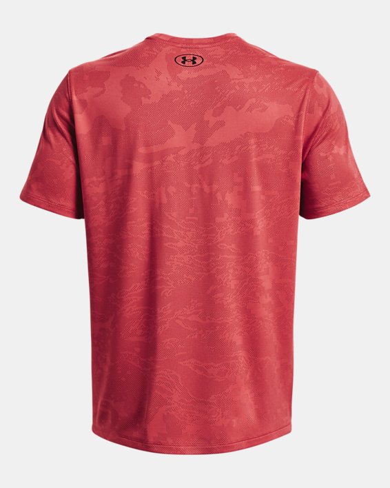 Men's UA Tech™ Vent Jacquard Short Sleeve, Red, pdpMainDesktop image number 5